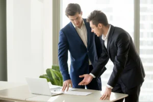 Executive leader working with the right mentor